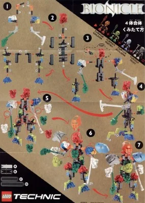Kabaya Bionicle (1417 + 1418 + 1419 + 1420)