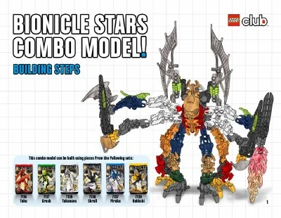 Bionicle Stars Combo (7116 + 7117 + 7135 + 7136 + 7137 + 7138)