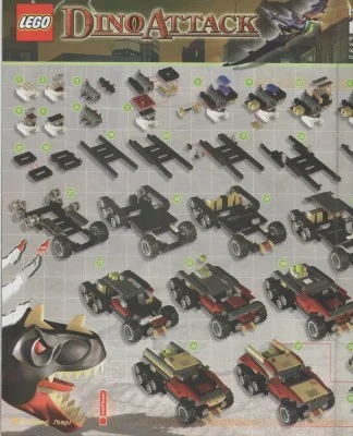 Dino Attack High Voltage Half-Track (7476 + 7475) (Part 1)