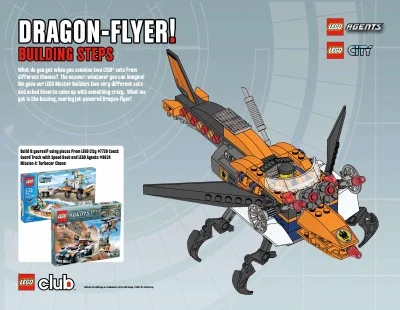 City & Agents Dragon-Flyer (7726 + 8634)
