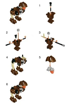 Bionicle Dikapi (8531 + 8542)
