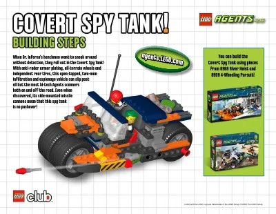 Agents Covert Spy Tank (8968 + 8969)